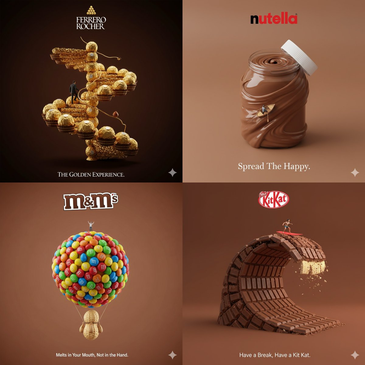 Branded creative 3D ad | NanoCloud Prompt Library | NanoCloud